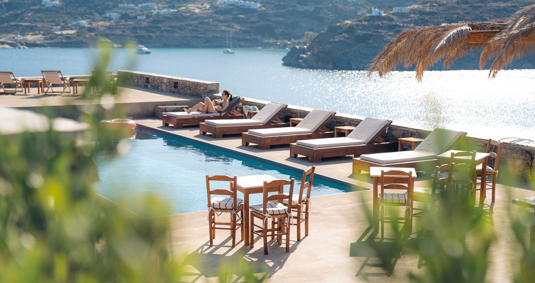 Hôtel Kavos avec piscine à Sifnos