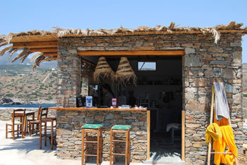 The snack bar at the pool area