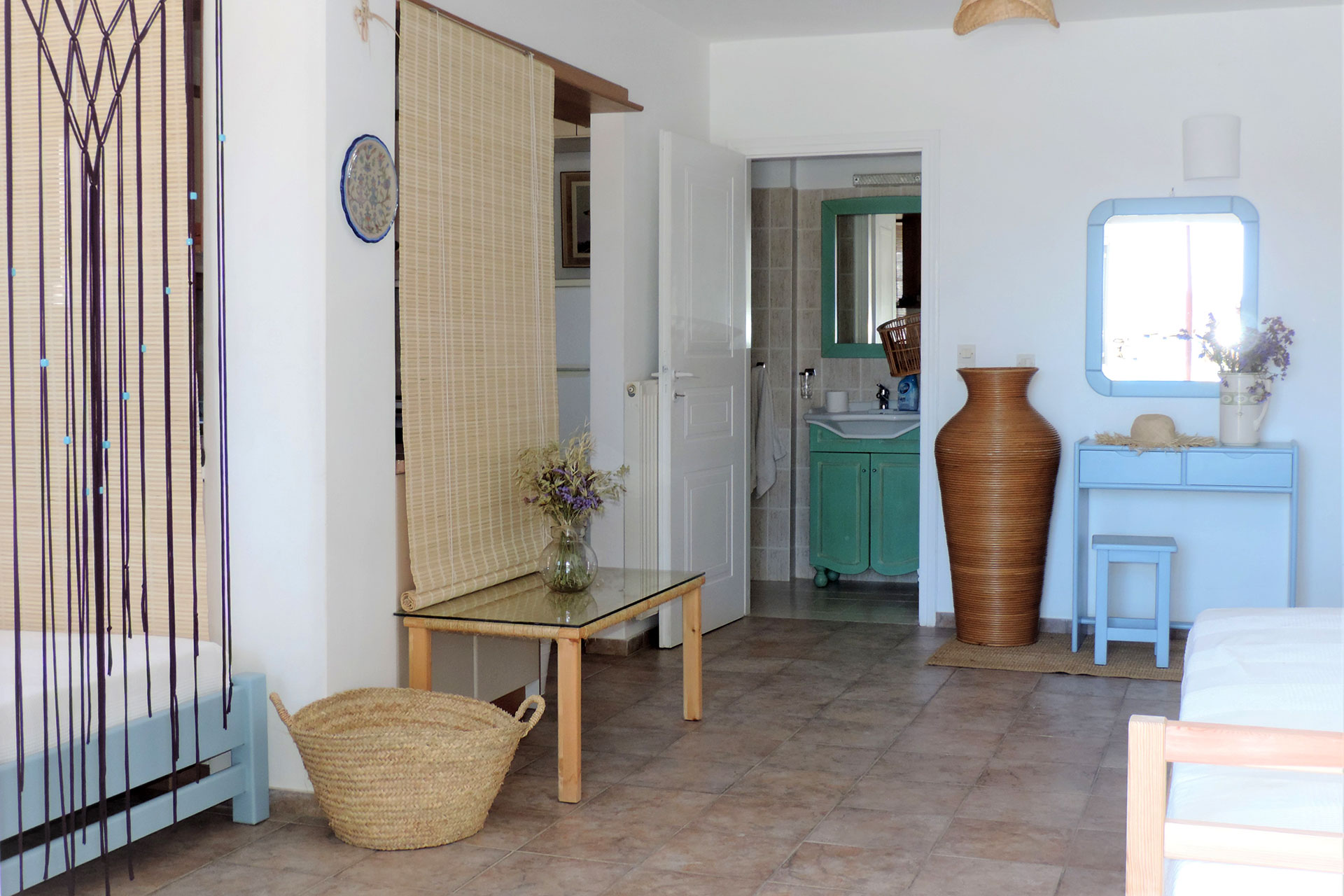 The interior of Ambeli family house at Kavos