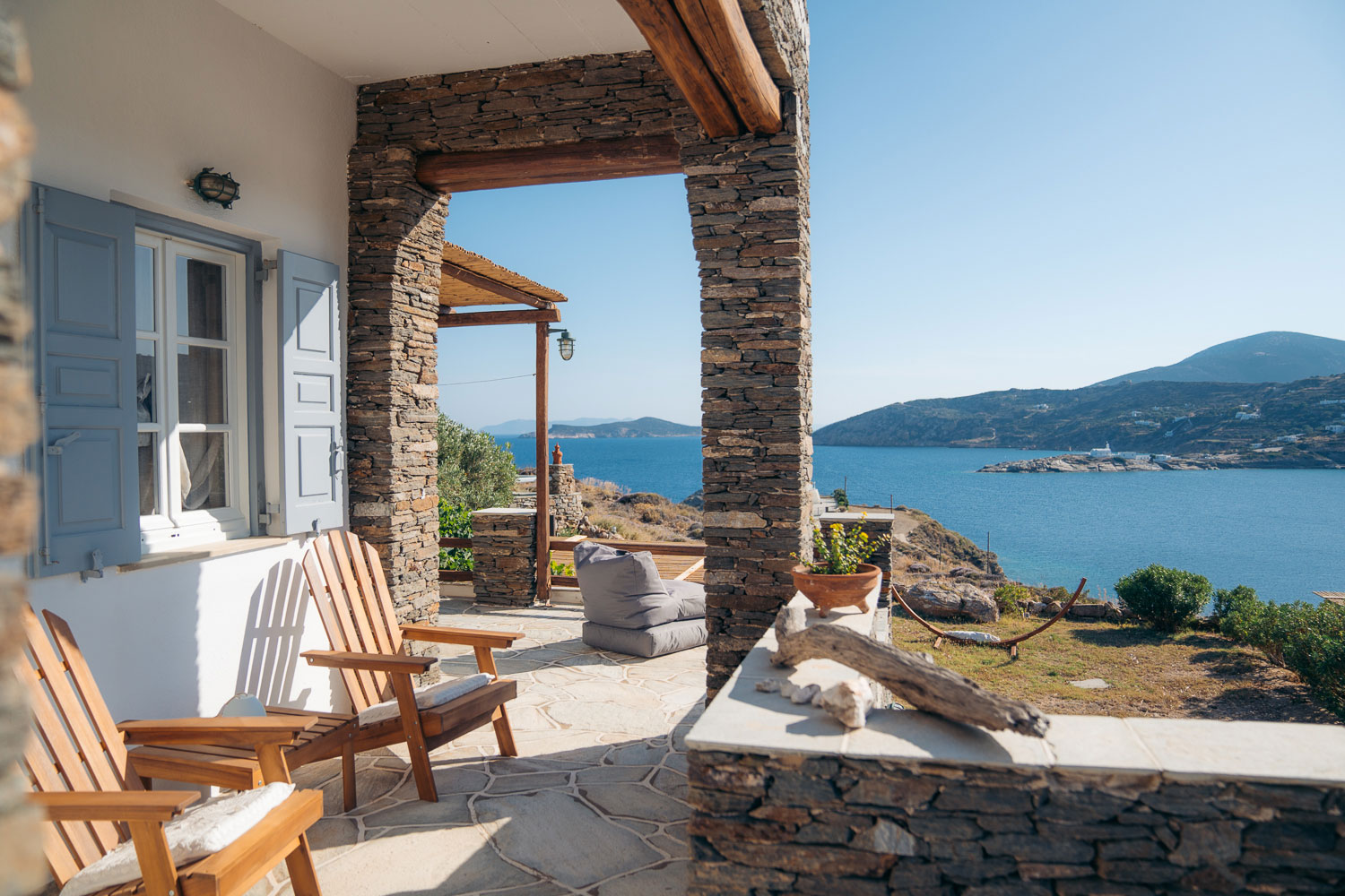 The view from Elia family house at Sifnos