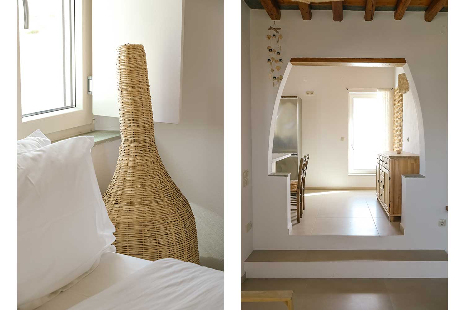 The interior of Elia family house at Kavos