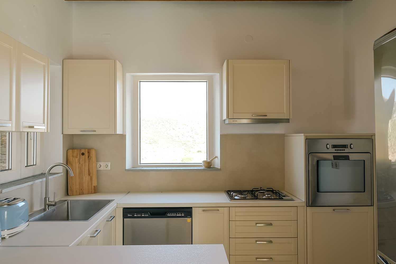 The kitchen of Elia family house at Kavos