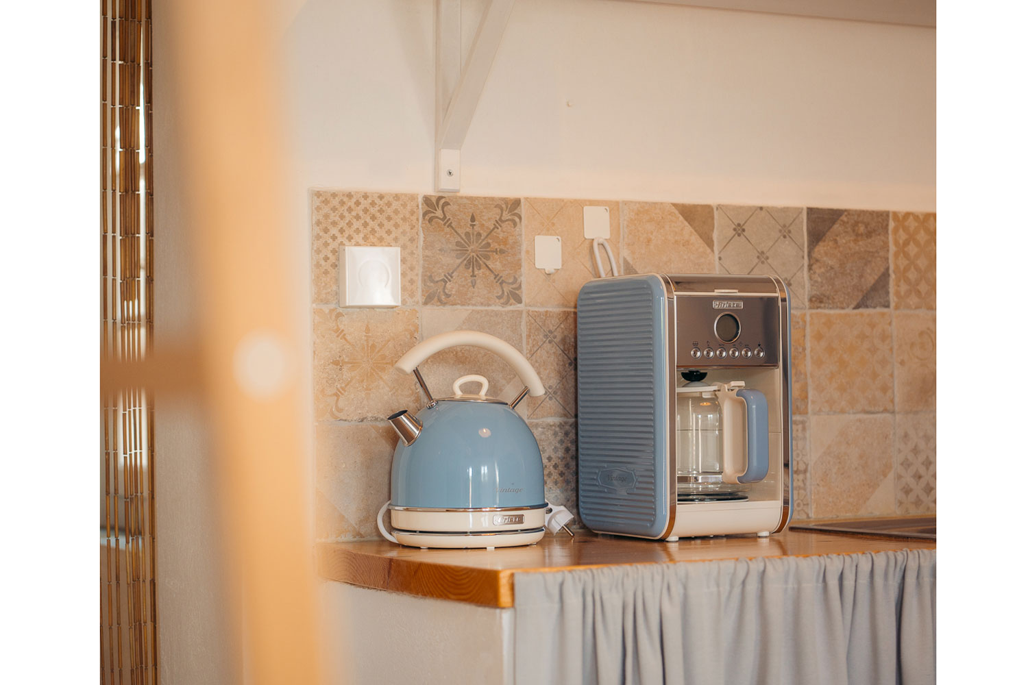 The kitchen of Elia family house at Kavos