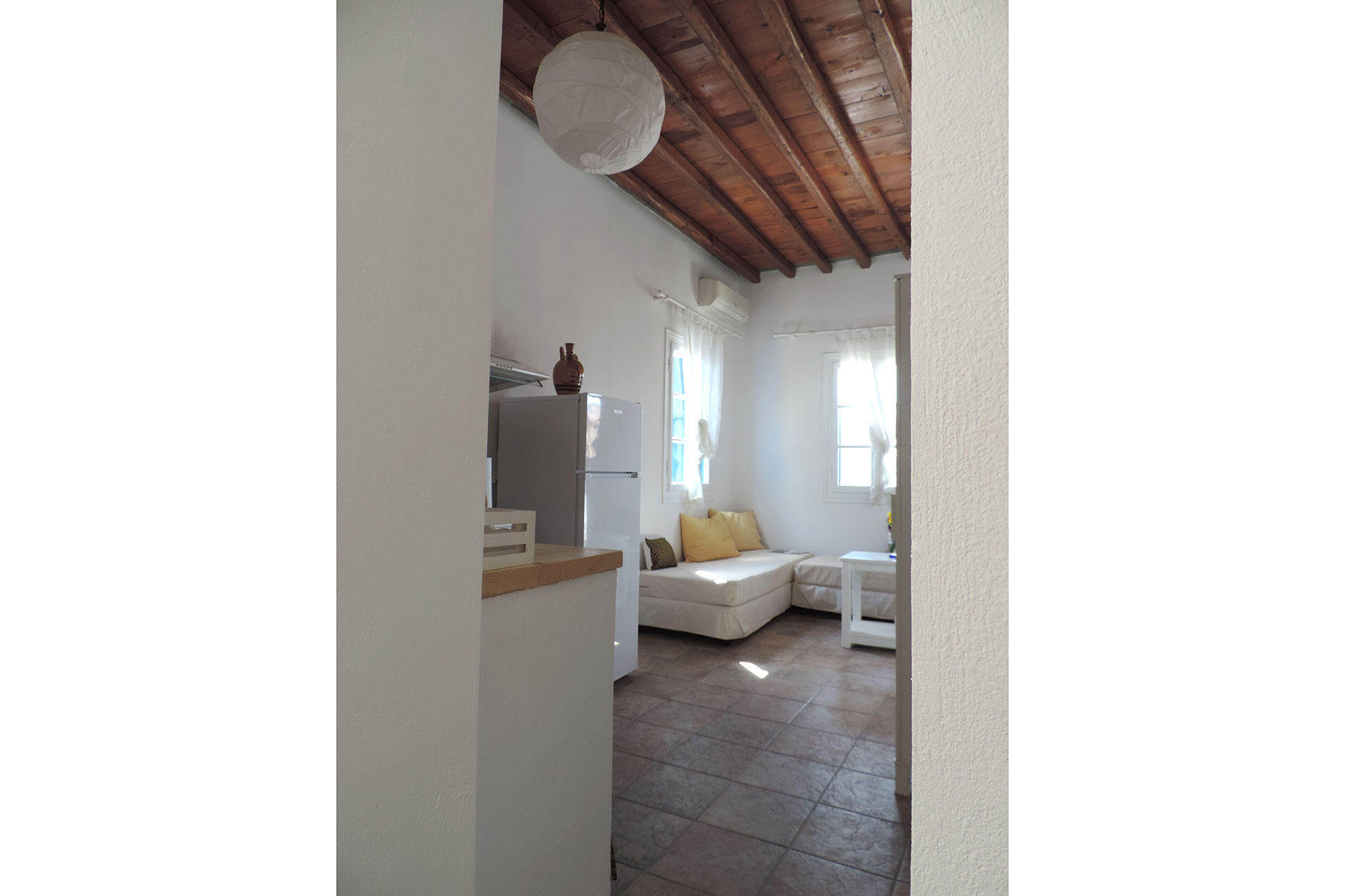 The interior of Elia family house at Kavos