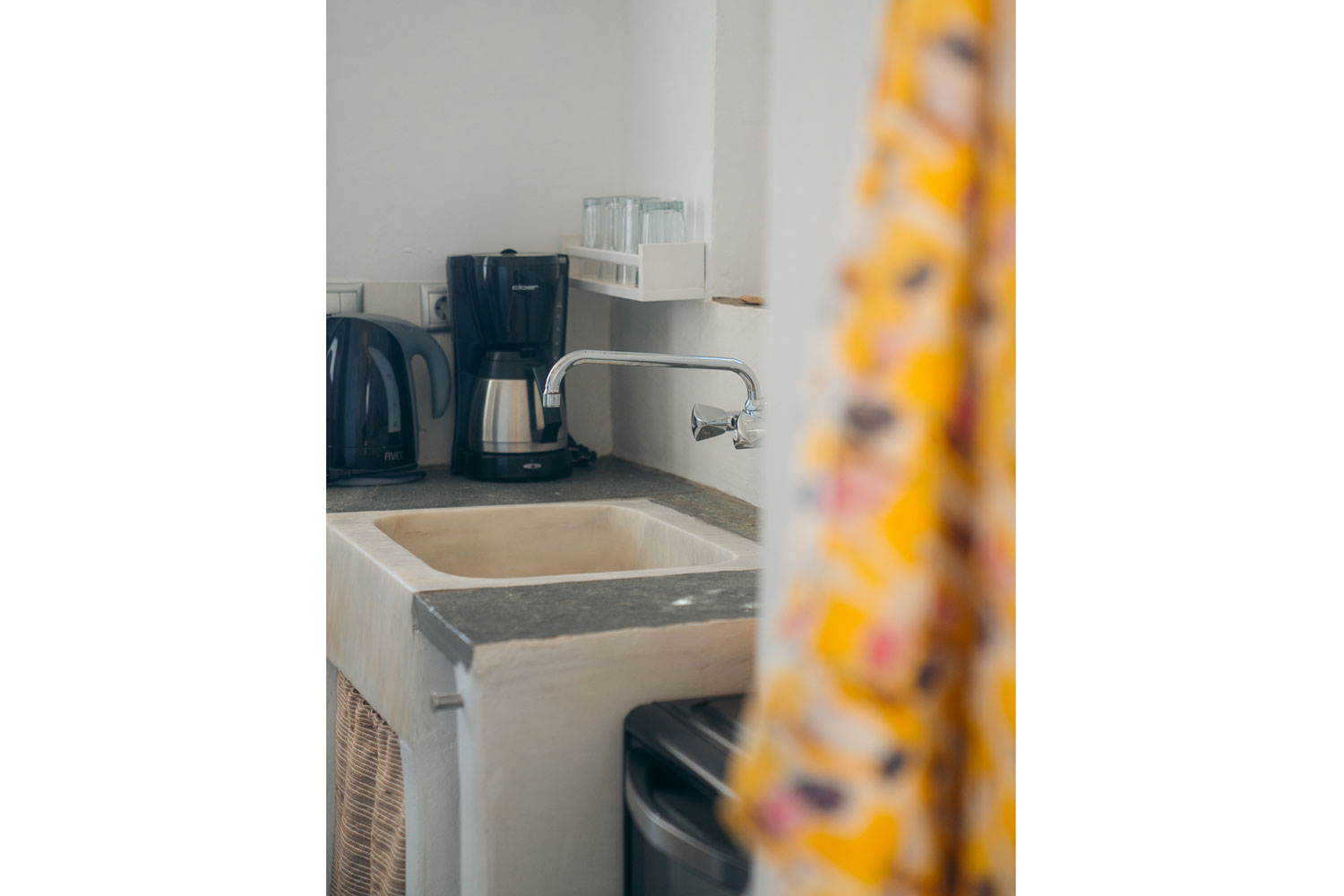 The kitchen of Thimari traditional house at Kavos