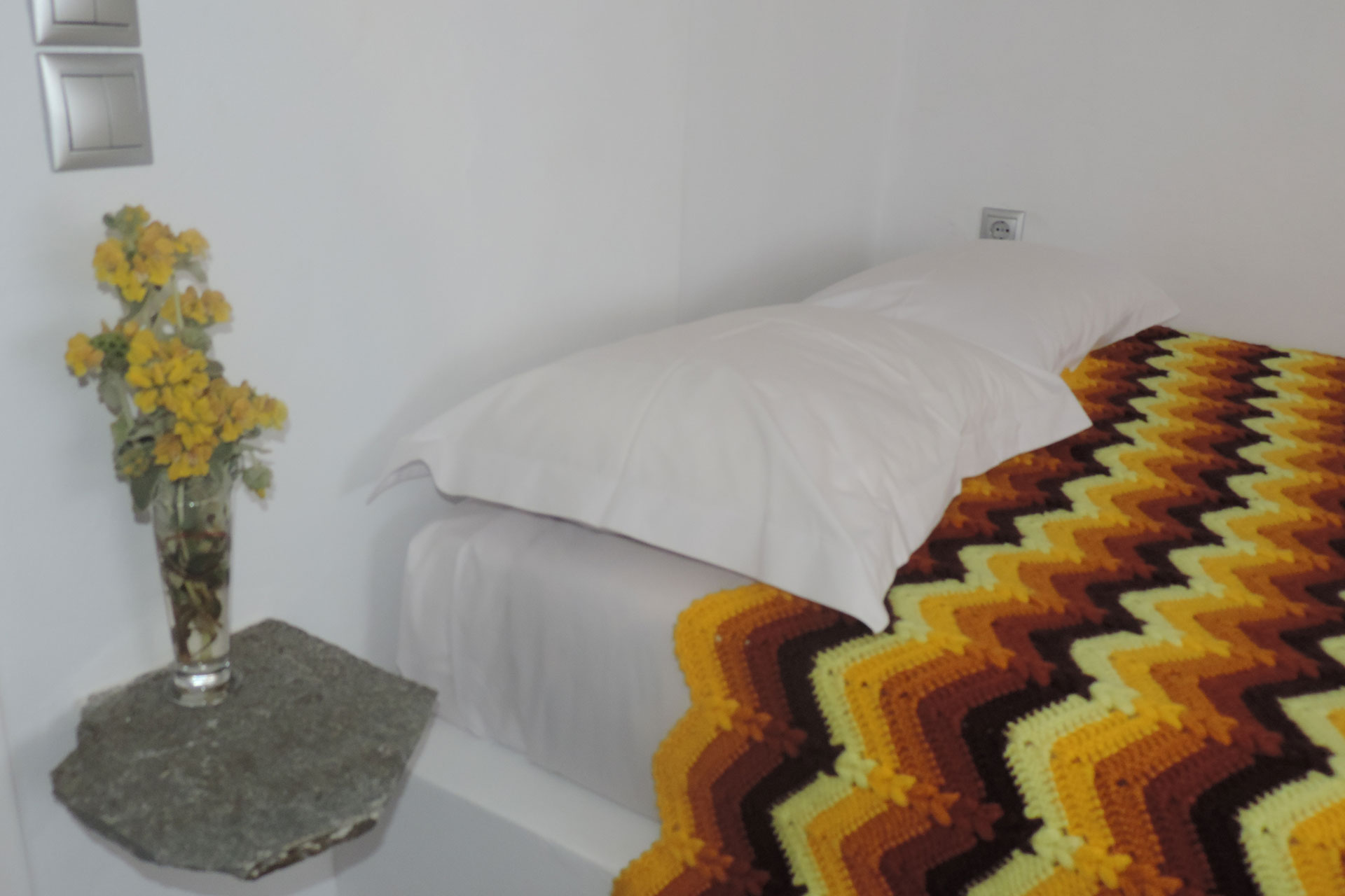 The bedroom of Thimari traditional house at Kavos
